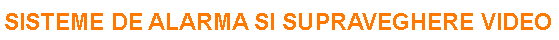 Text Box: SISTEME DE ALARMA SI SUPRAVEGHERE VIDEO